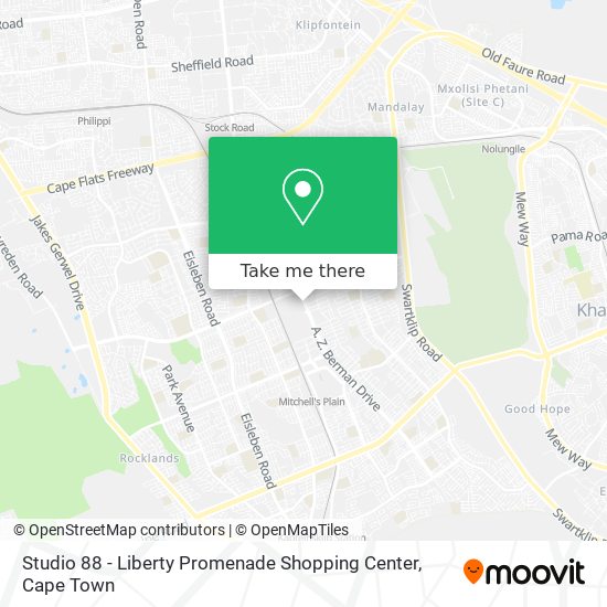 Studio 88 - Liberty Promenade Shopping Center map