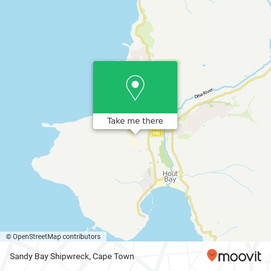 Sandy Bay Shipwreck map