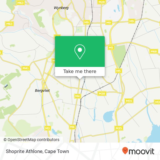 Shoprite Athlone map