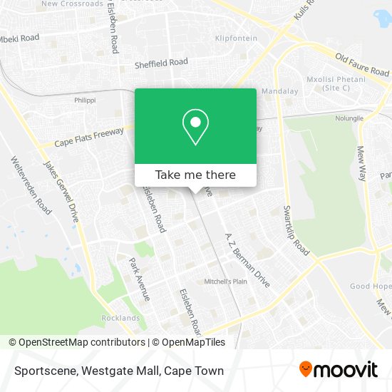 Sportscene, Westgate Mall map