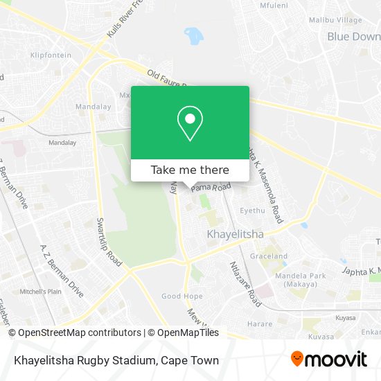 Khayelitsha Rugby Stadium map