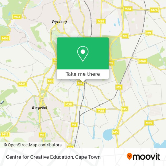 Centre  for Creative Education map