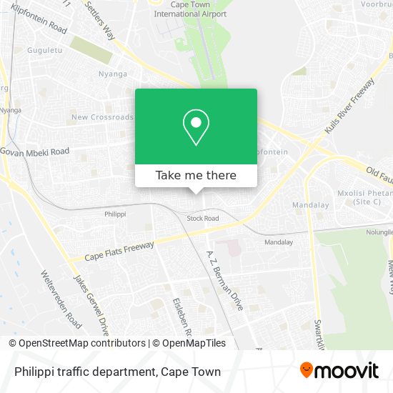 Philippi traffic department map