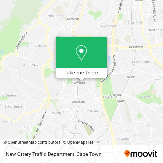 New Ottery Traffic Department map
