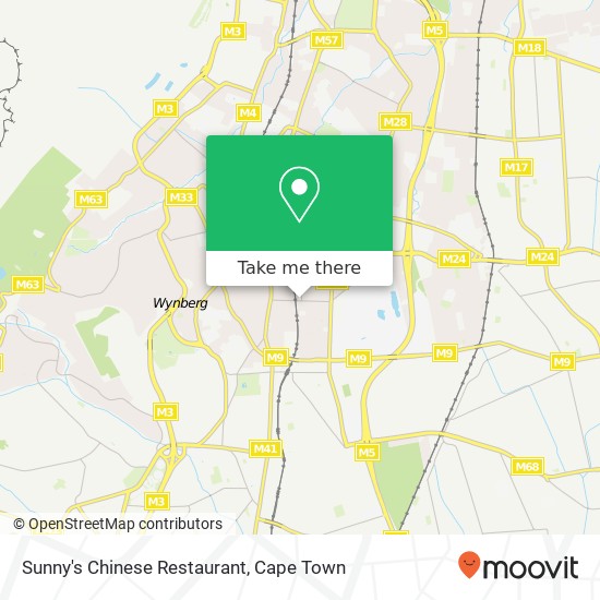 Sunny's Chinese Restaurant map