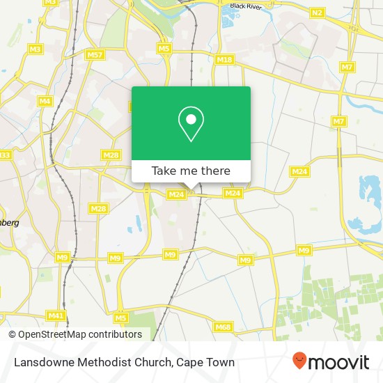 Lansdowne Methodist Church map