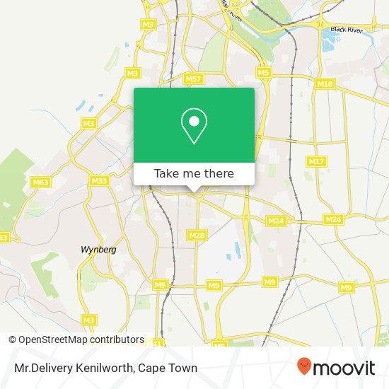 Mr.Delivery Kenilworth map