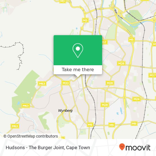 Hudsons - The Burger Joint map