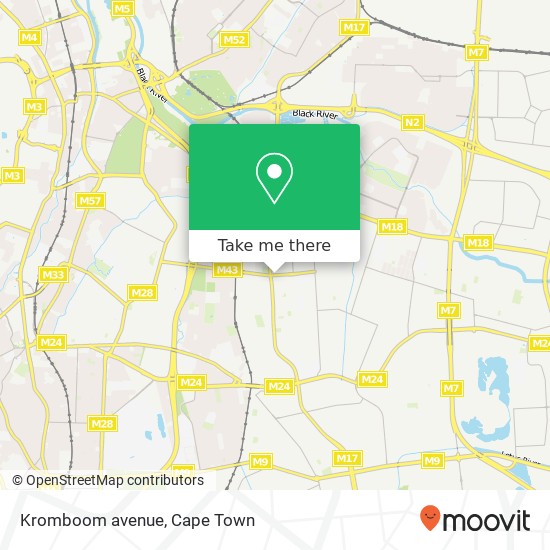 Kromboom avenue map