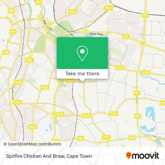 Spitfire Chicken And Braai map