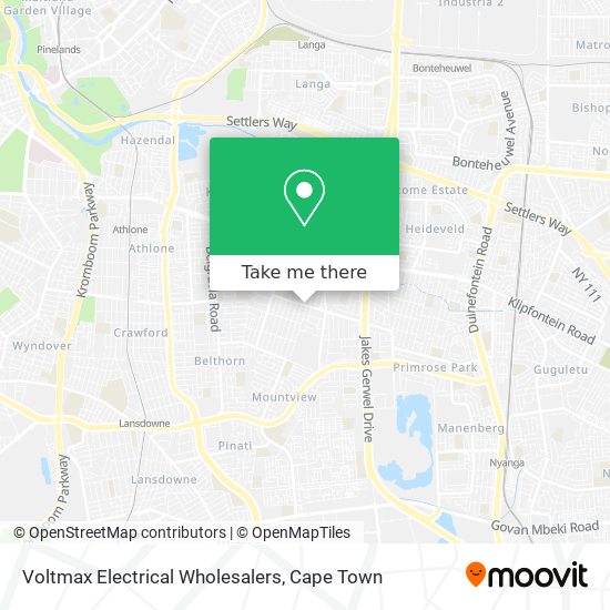 Voltmax Electrical Wholesalers map