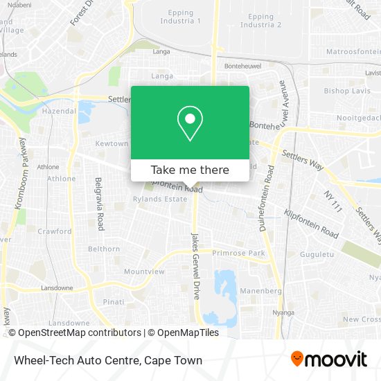 Wheel-Tech Auto Centre map