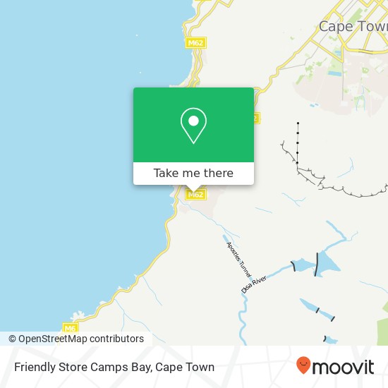 Friendly Store Camps Bay map