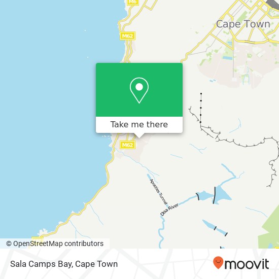 Sala Camps Bay map