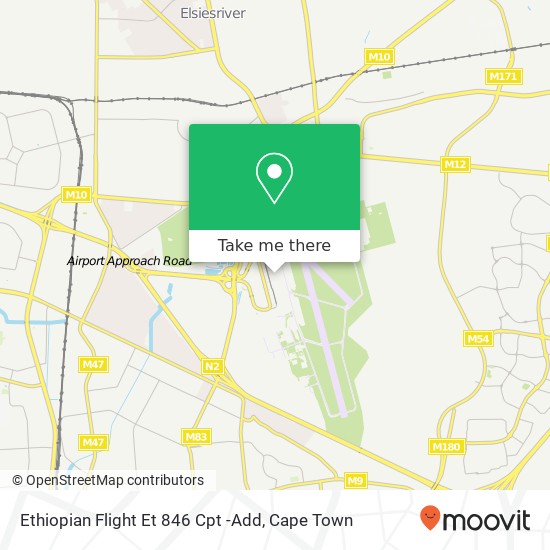 Ethiopian Flight Et 846 Cpt -Add map
