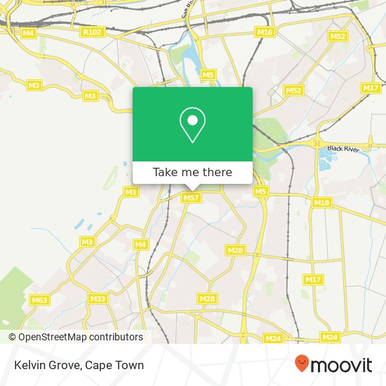Kelvin Grove map