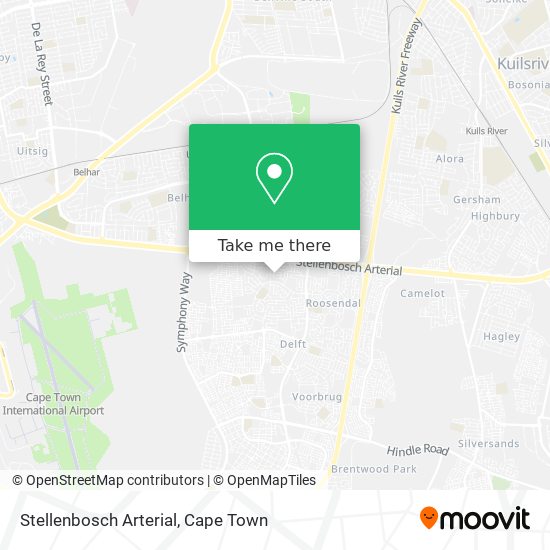 Stellenbosch Arterial map