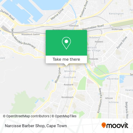 Narcisse Barber Shop map