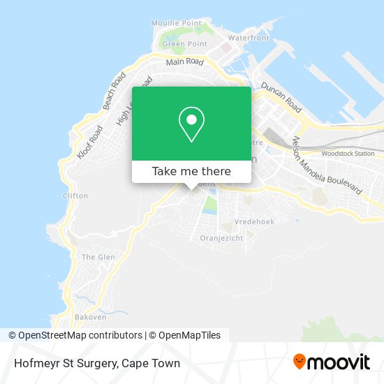 Hofmeyr St Surgery map