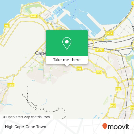High Cape map