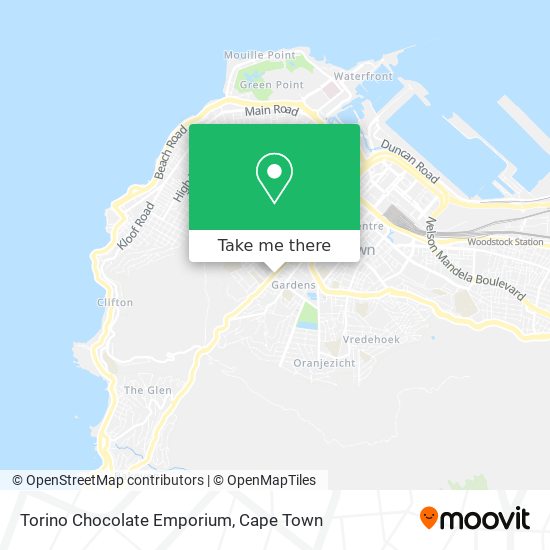 Torino Chocolate Emporium map