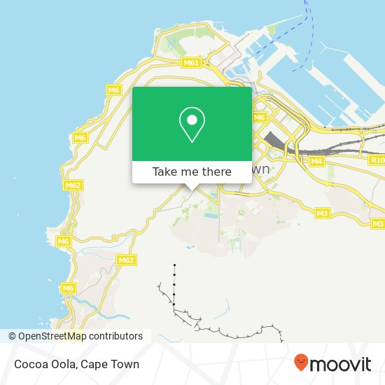 Cocoa Oola map