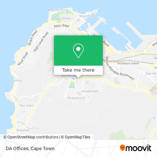 DA Offices map