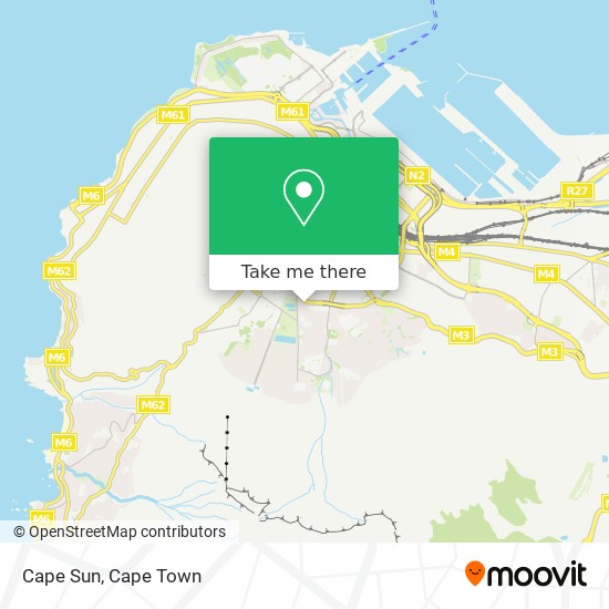 Cape Sun map