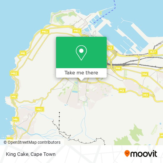 King Cake map
