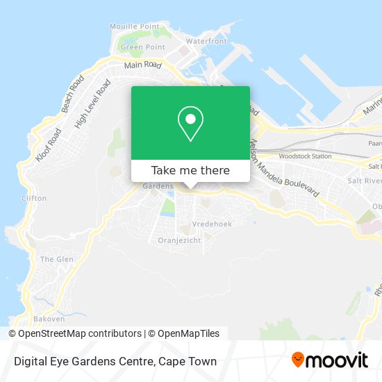 Digital Eye Gardens Centre map