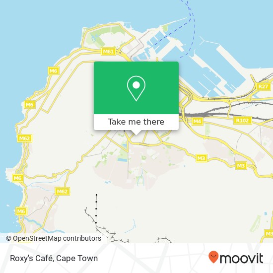 Roxy's Café map