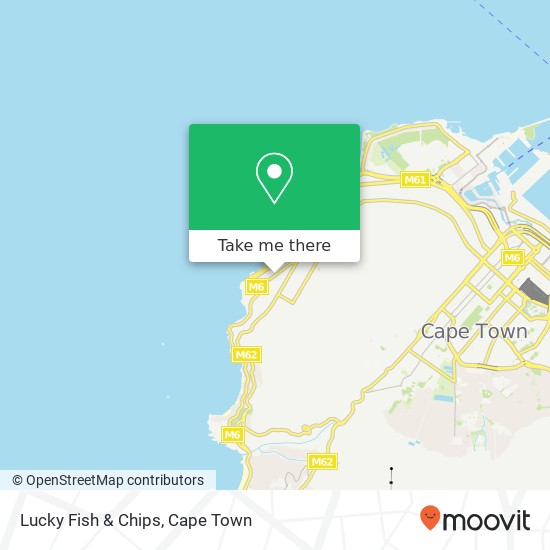 Lucky Fish & Chips map
