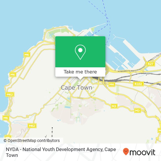 NYDA - National Youth Development Agency map