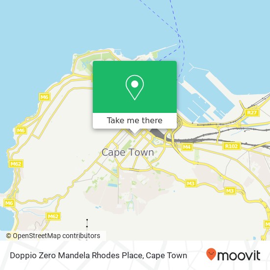 Doppio Zero Mandela Rhodes Place map