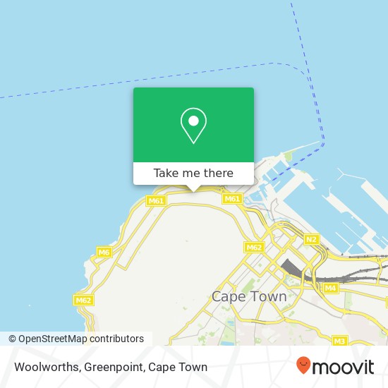 Woolworths, Greenpoint map