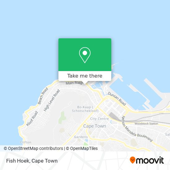 Fish Hoek map