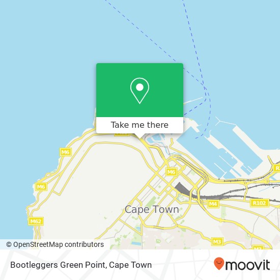 Bootleggers Green Point map