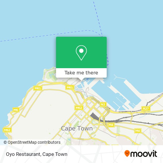 Oyo Restaurant map