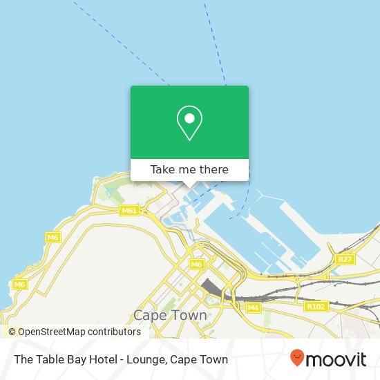 The Table Bay Hotel - Lounge map