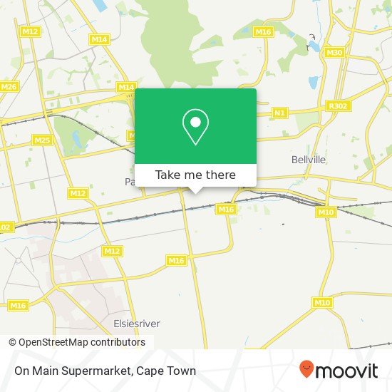 On Main Supermarket map