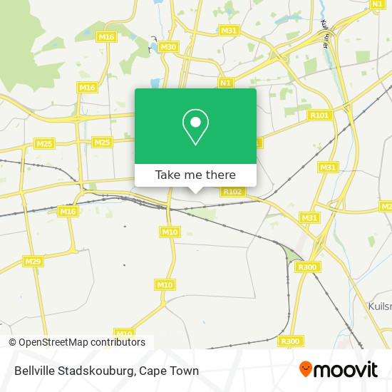 Bellville Stadskouburg map