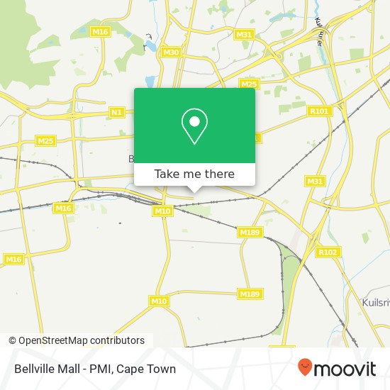 Bellville Mall - PMI map