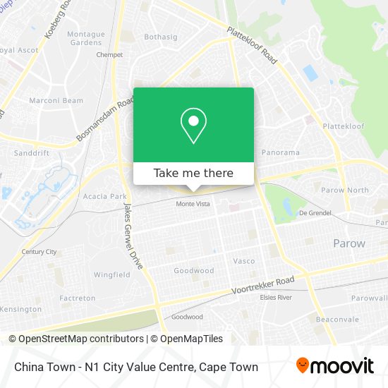 China Town - N1 City Value Centre map
