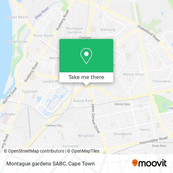 Montague gardens SABC map