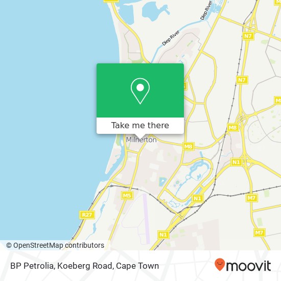 BP Petrolia, Koeberg Road map