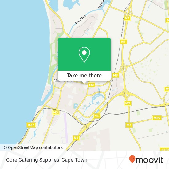 Core Catering Supplies map