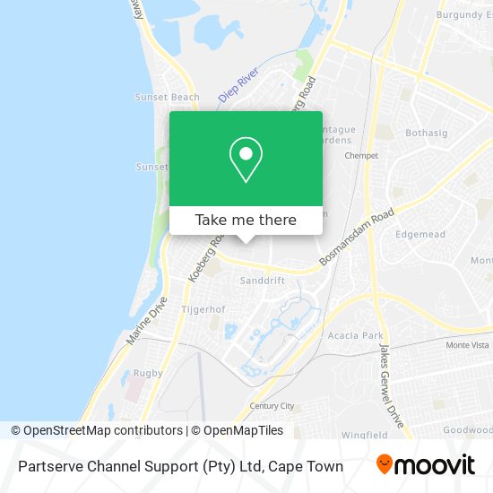 Partserve Channel Support (Pty) Ltd map