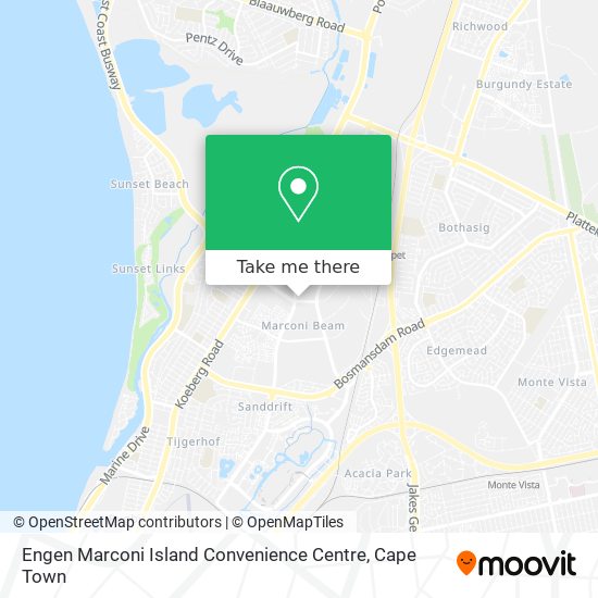 Engen Marconi Island Convenience Centre map