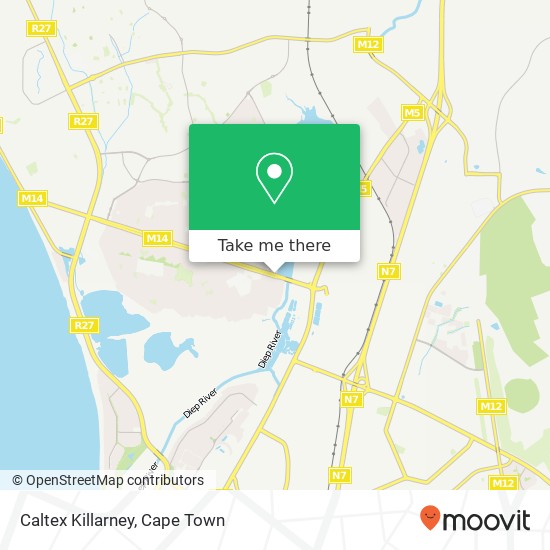 Caltex Killarney map