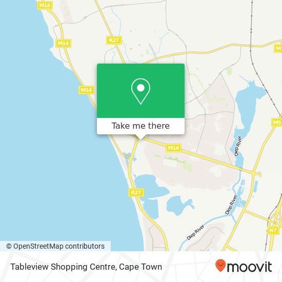 Tableview Shopping Centre map